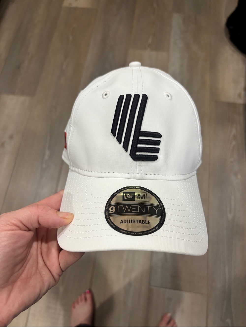 LIV Golf New Era Hat - White 9TWENTY Adjustable Cap with Embroidered Logo